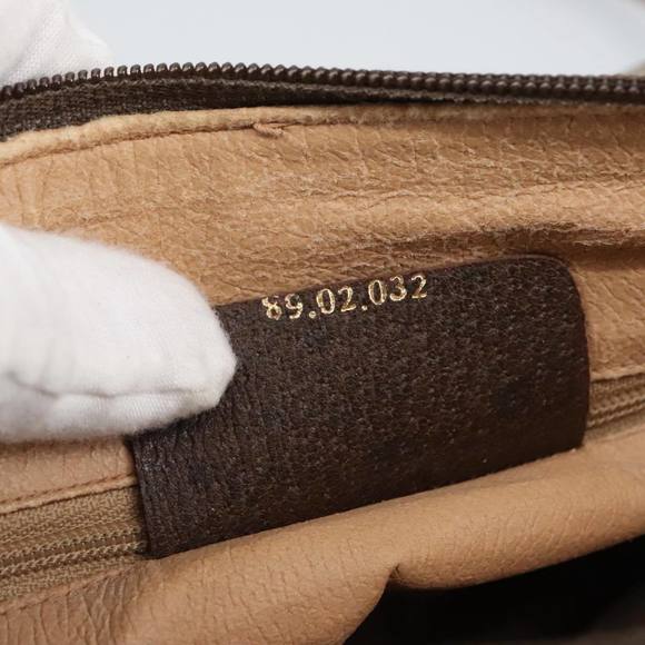 GUCCI GG Supreme Web Sherry Line Shoulder Bag PVC Beige 89 02 032 Auth 97594 - Picture 12 of 16